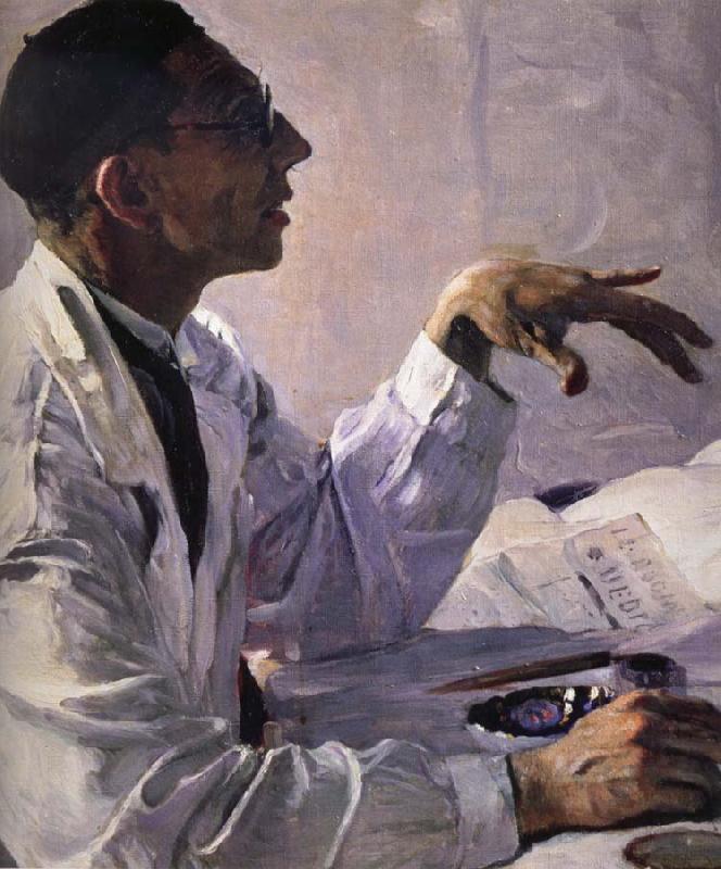 Nesterov Nikolai Stepanovich The Surgeon Doc. Sweden oil painting art